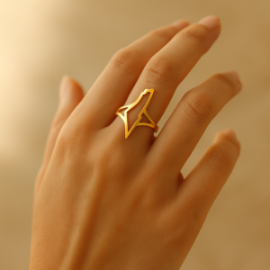 20250619_2120_ElegantGoldRing_remix_01jy3ym1mdebh8ycvkp0mqxg71 Bague Palestine carte complète – en acier inoxydable