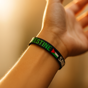 Bracelet Palestine en Silicone, Symbole de Solidarité