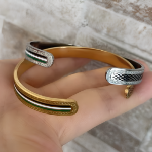 2_29fd1237-8cd1-476f-82f9-3d253eaf07f8 Bracelet Palestine motif géométrique – en acier inoxydable