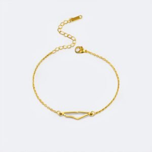 Bracelet Palestine Doré en Acier Inoxydable