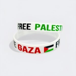 Bracelet Palestine en Silicone, Symbole de Solidarité