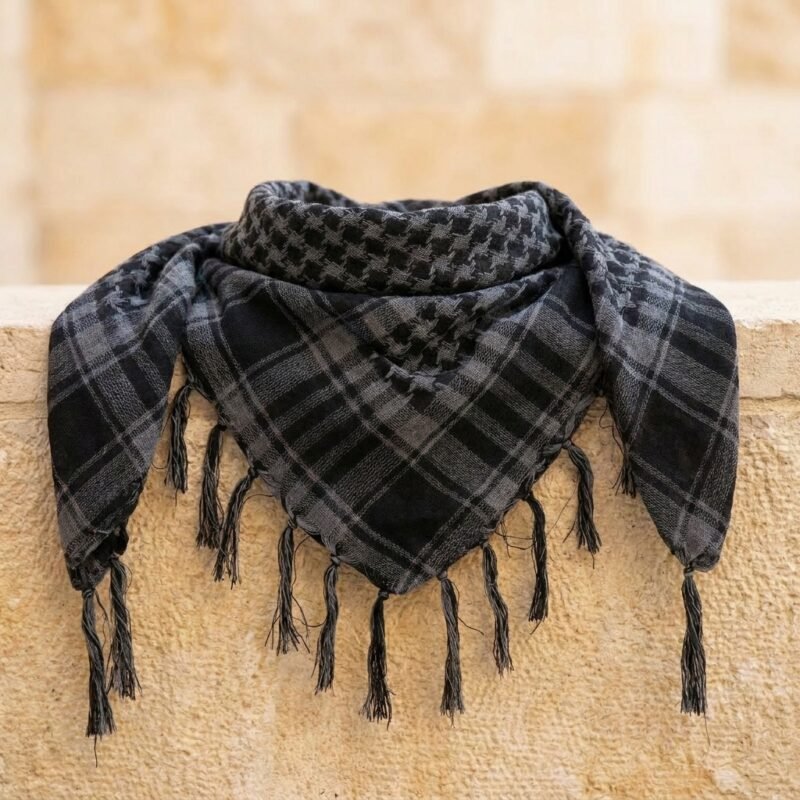 Foulard Keffieh en Coton Solidaire - Symbole de Résistance