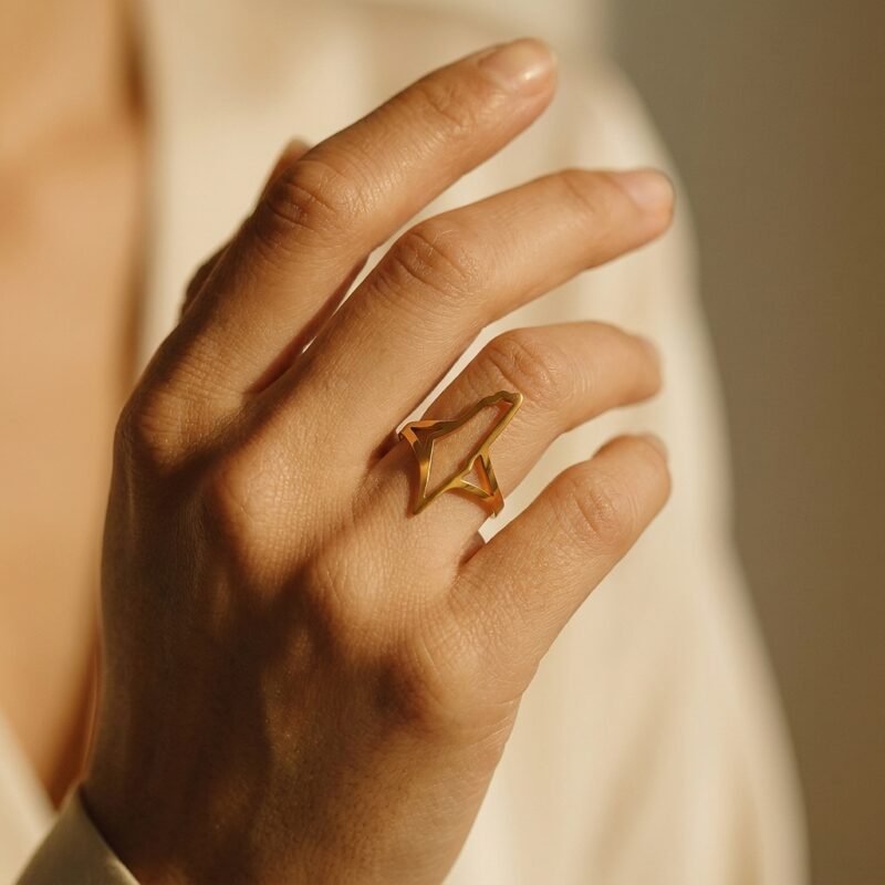 Bague Palestine carte complète image émotionnelle bague Esprit Palestine