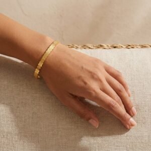 Manchette Ayat Al Kursi gravée ondulée image émotionnelle bracelet Esprit Palestine