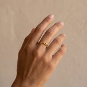 Bague Love Arabe ajustable motif calligraphie hero bague Esprit Palestine