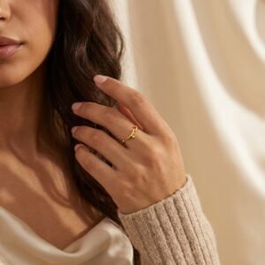 Bague Love Arabe ajustable motif calligraphie image émotionnelle bague Esprit Palestine