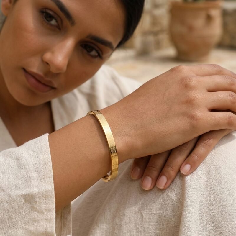 Bracelet islamique gravé Ayat Al Kursi lifestyle bracelet Esprit Palestine